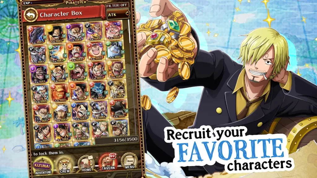 One Piece Treasure Cruise Mod Apk unlimited gems latest version