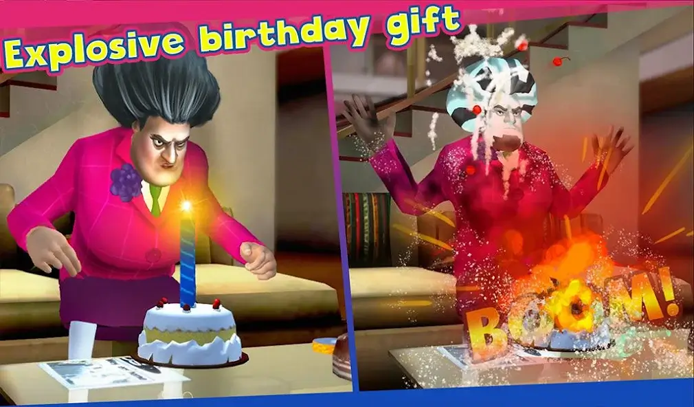 explode her birthday gift