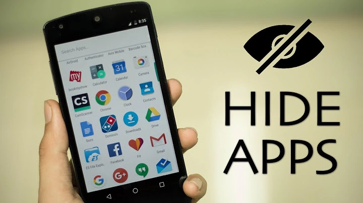 how to hide private apps in android
