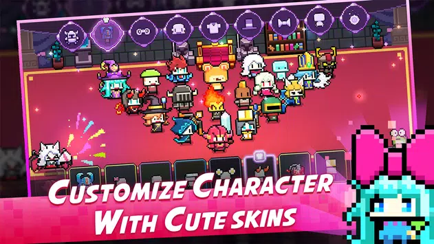 customize character with cute skins
