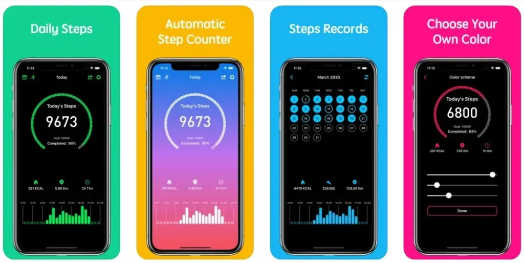 free step counter app for iphone