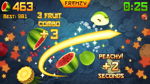 fruit ninja mod apk free shopping